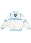 Game Over Frill White Jersey Oversized Jacket