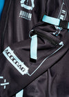 Error Code Cyberpunk Tech Oversized Black Blue Jacket