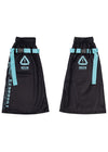 Error Code Cyberpunk Tech Black Blue Leg Warmer