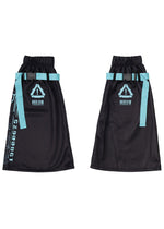 Error Code Cyberpunk Tech Black Blue Leg Warmer