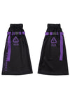 Error Code Cyberpunk Tech Black Purple Leg Warmer