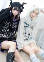 Baby Punk Angel Punk Oversized Hoodie