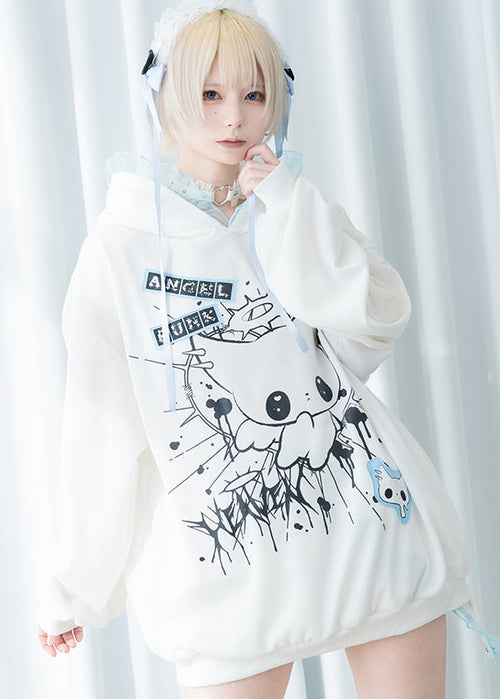 Baby Punk Angel Punk Oversized Hoodie