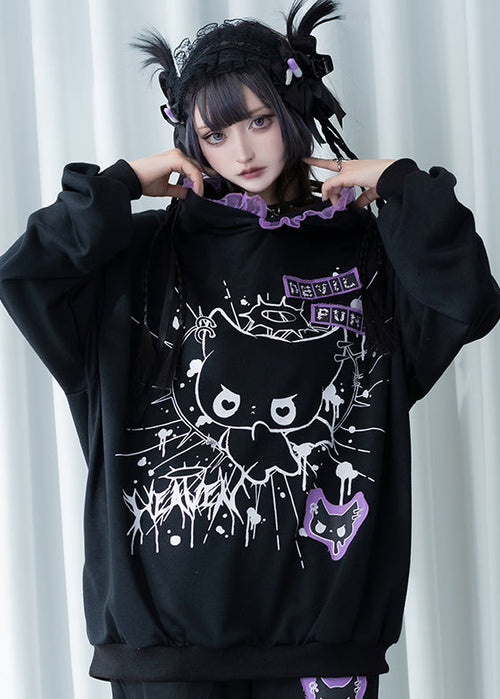 Baby Punk Devil Punk Oversized Hoodie