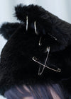Baby Punk Devil Punk Cat Ear Faux Fur Hat