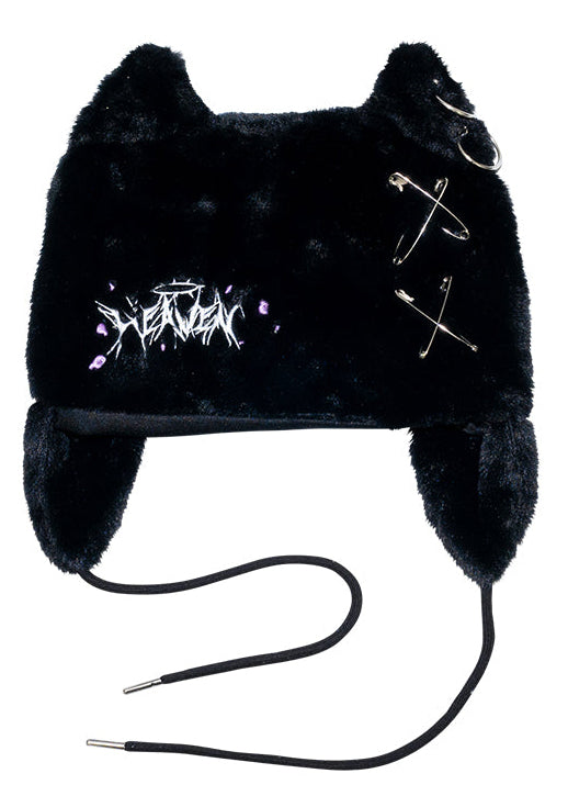 Baby Punk Devil Punk Cat Ear Faux Fur Hat