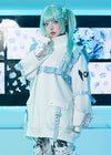 Hatsune Miku Forever White Blue Frill Oversized Jacket