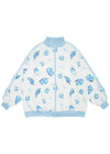 Hatsune Miku Forever White Blue Jersey Oversized Jacket