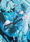 Hatsune Miku Forever Black Mint Oversized Hoodie