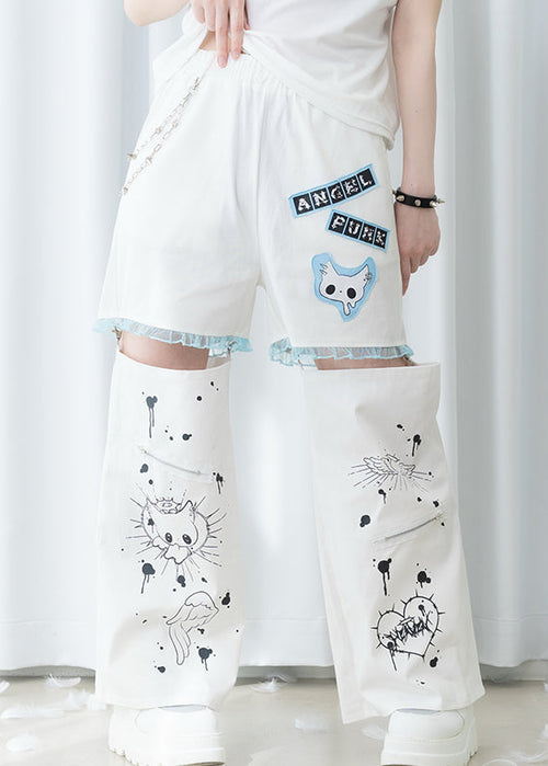 Baby Punk Angel Punk Detachable Cargo Pants