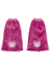 Gloomy Bear x Sophie Powers Candy Pink Faux Fur Leg Warmer