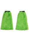 Gloomy Bear x Sophie Powers Jelly Green Faux Fur Leg Warmer