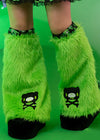 Gloomy Bear x Sophie Powers Jelly Green Faux Fur Leg Warmer