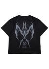 Gedraji Cryptid Corpse Black Oversized Tee