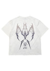 Gedraji Cryptid Corpse White Oversized Tee