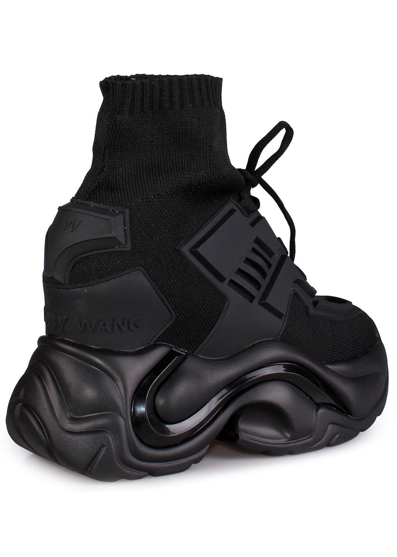 JUPITER 08 Kairo-X Black Platform Sneakers