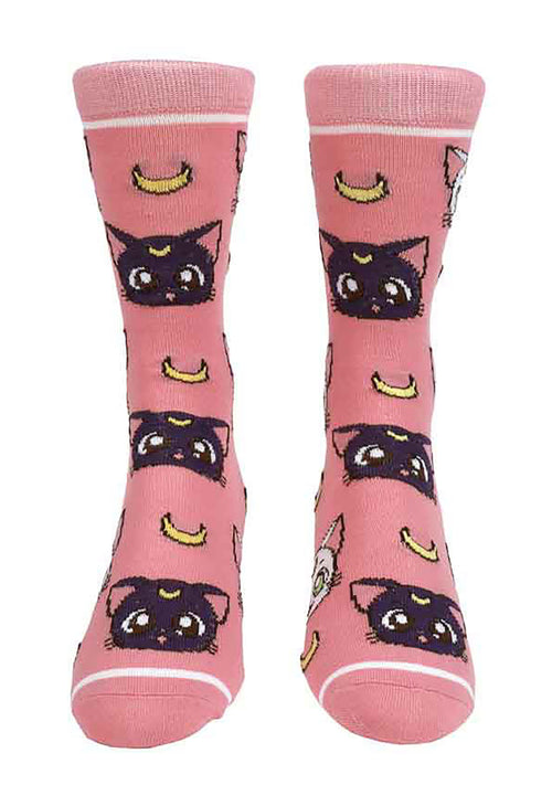 Sailor Moon Crystal Luna & Artemis Crew Socks