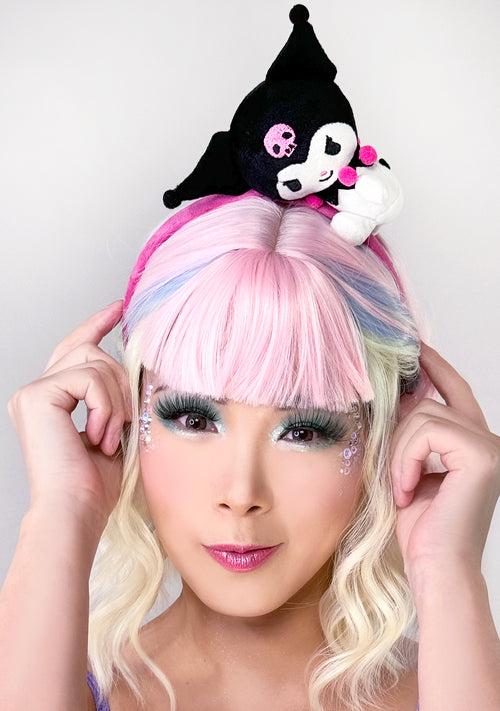 Sanrio Kuromi 3D Plush Cosplay Headband