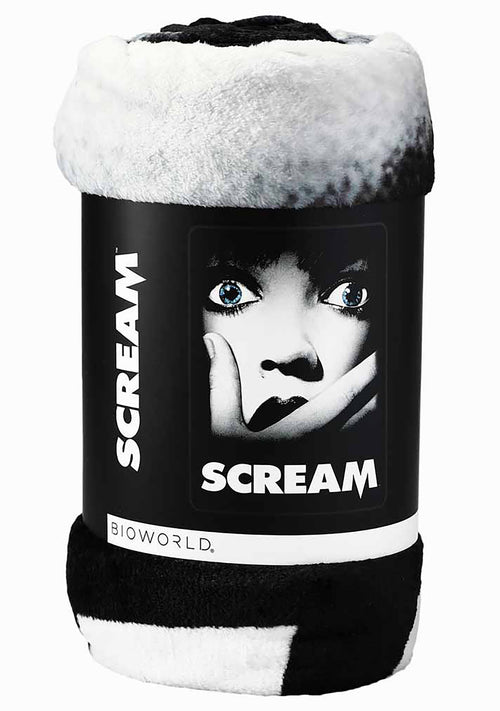 Scream Fleece Throw Blanket