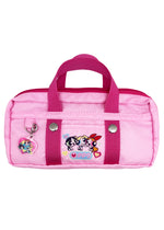 Cartoon Network Powerpuff Girls Pink Nylon Duffle Cosmetic Bag