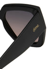 X Rissa G She's a 10 Polarized Sunglasses in Matte Black Orchid Gradient