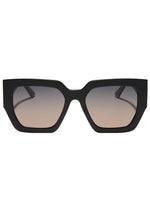 X Rissa G She's a 10 Polarized Sunglasses in Matte Black Orchid Gradient