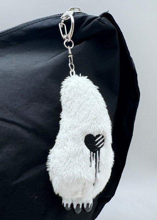 Gloomy Bear Bloody Claw White Plush Mascot Keychain