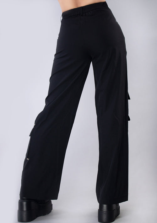 Pop & Lock Cargo Wide Leg Pants