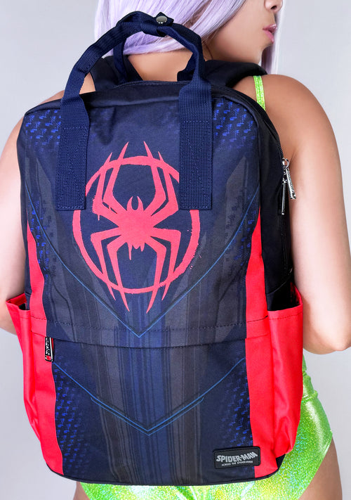 Marvel Spider-Verse Miles Morales Suit Nylon Backpack