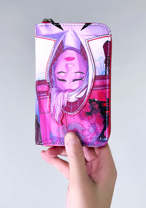 Marvel Spider-Verse Spider Gwen Zip Wallet