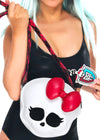 Mattel Monster High Skullette Figural Crossbody Bag