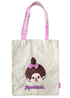 Monchhichi-Chan Face Canvas Tote