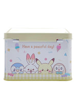 Pokemon Characters Kagitsuki Yellow Metal Piggy Bank with Lock & Key