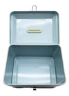 Pokemon Characters Kagitsuki Blue Metal Piggy Bank with Lock & Key