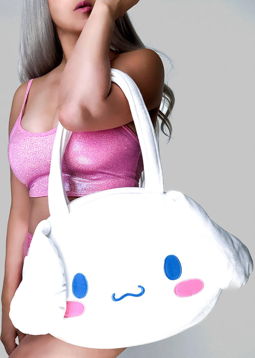 Sanrio Cinnamoroll Face Plush Tote