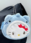 Sanrio Hello Kitty Jaws Cosplay Plush Coin Bag