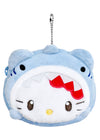 Sanrio Hello Kitty Jaws Cosplay Plush Coin Bag