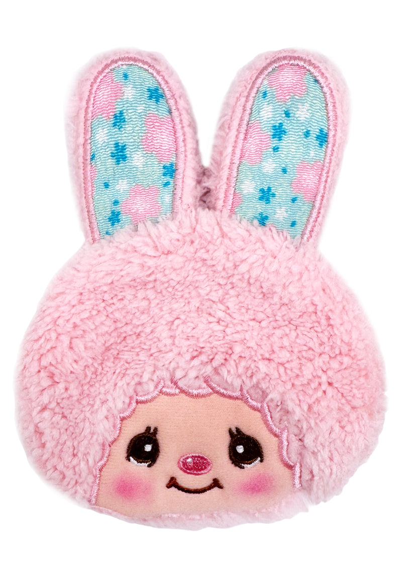 Monchhichi Sweet Chimutan Pink Bunny Plush Coin Bag