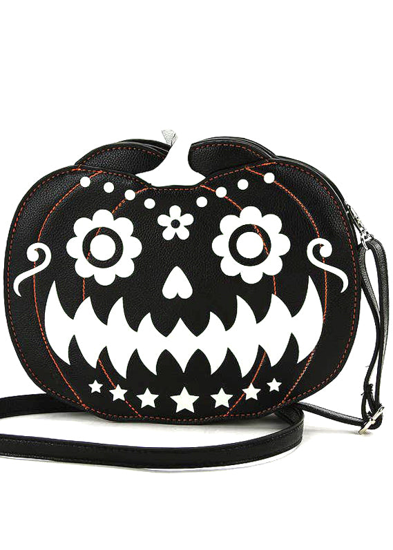 Double Fright Jack O'Lantern Pumpkin Glow in the Dark Crossbody