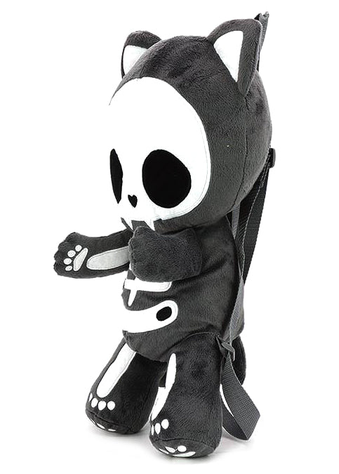 Skeleton Kitty Plush Backpack