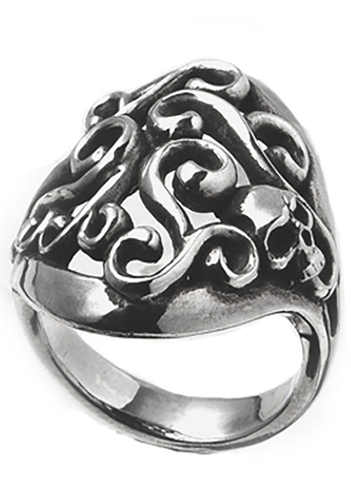 2 Abnormal Sides Vine of Skull Ring