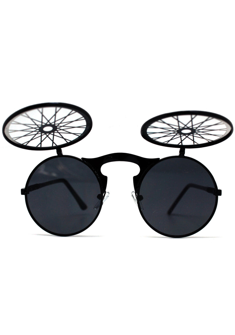 7 LUXE Burnout Flip Sunglasses
