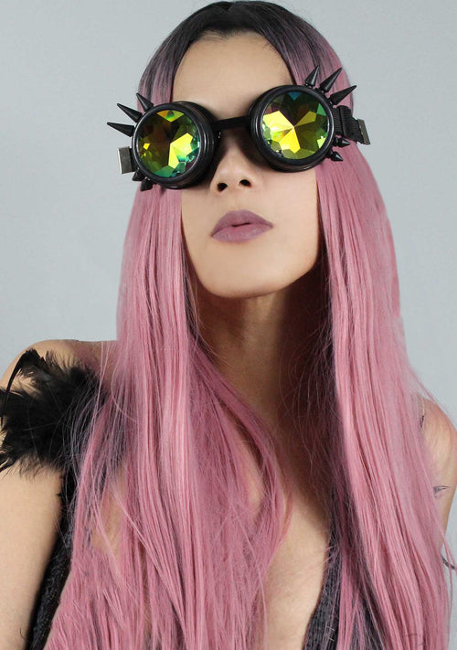 7 LUXE Dragon Slayer Kaleidoscope Goggles in Matte Black