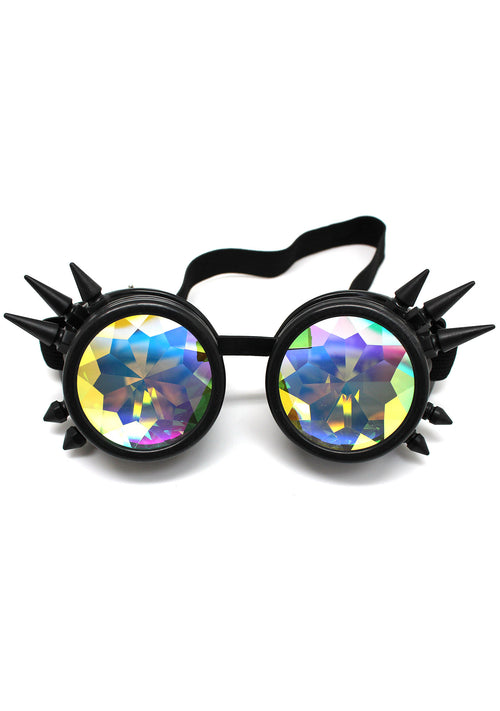 7 LUXE Dragon Slayer Kaleidoscope Goggles in Matte Black