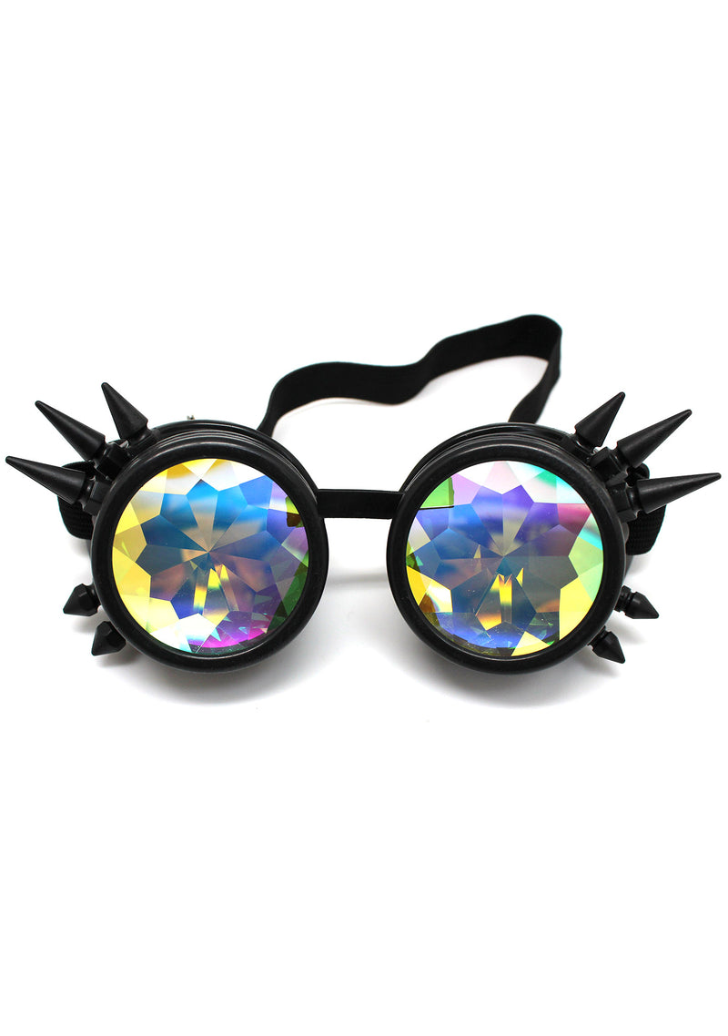 7 LUXE Dragon Slayer Kaleidoscope Goggles in Matte Black