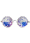 Dreamland Kaleidoscope Sunglasses in Clear