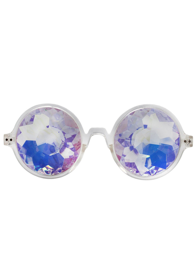 Dreamland Kaleidoscope Sunglasses in Clear