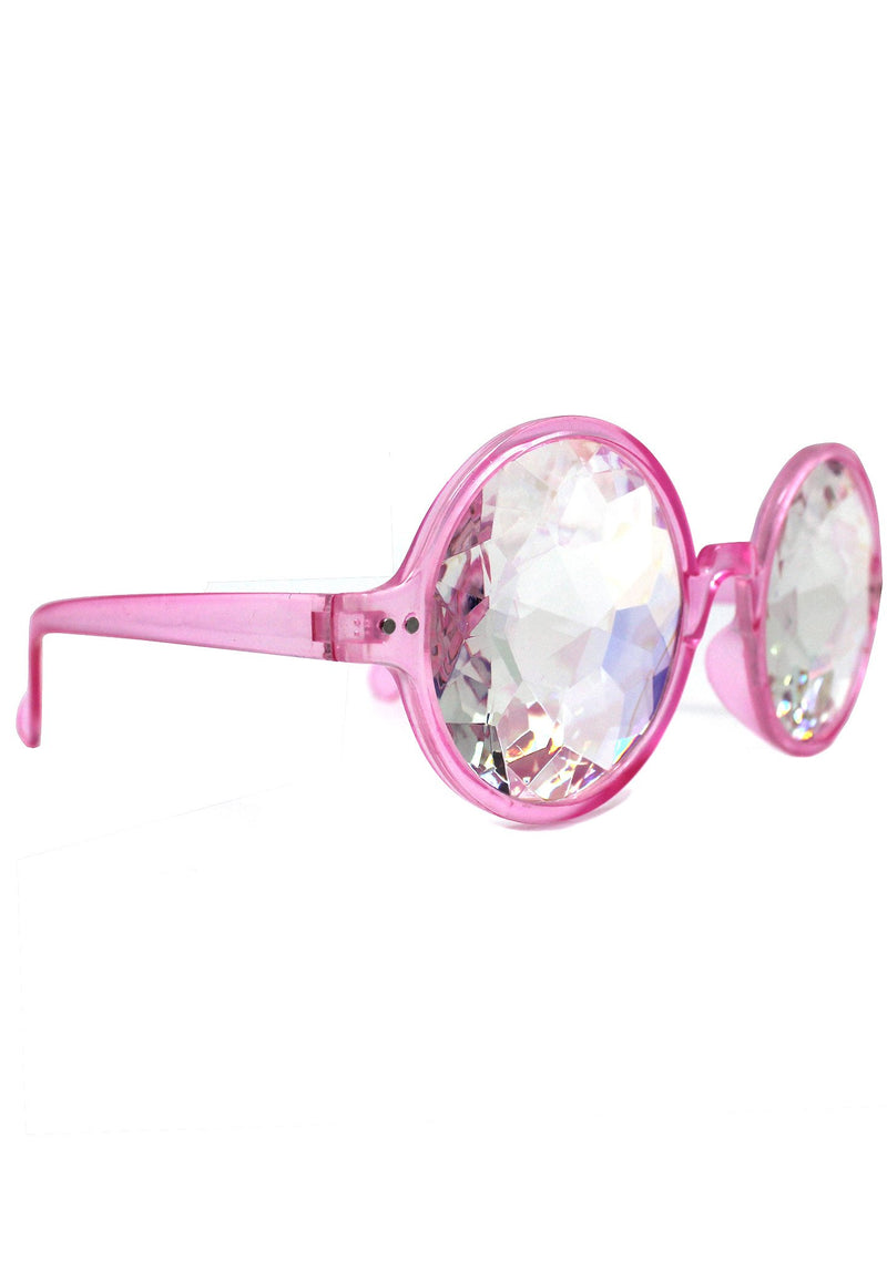 Dreamland Kaleidoscope Sunglasses in Pink