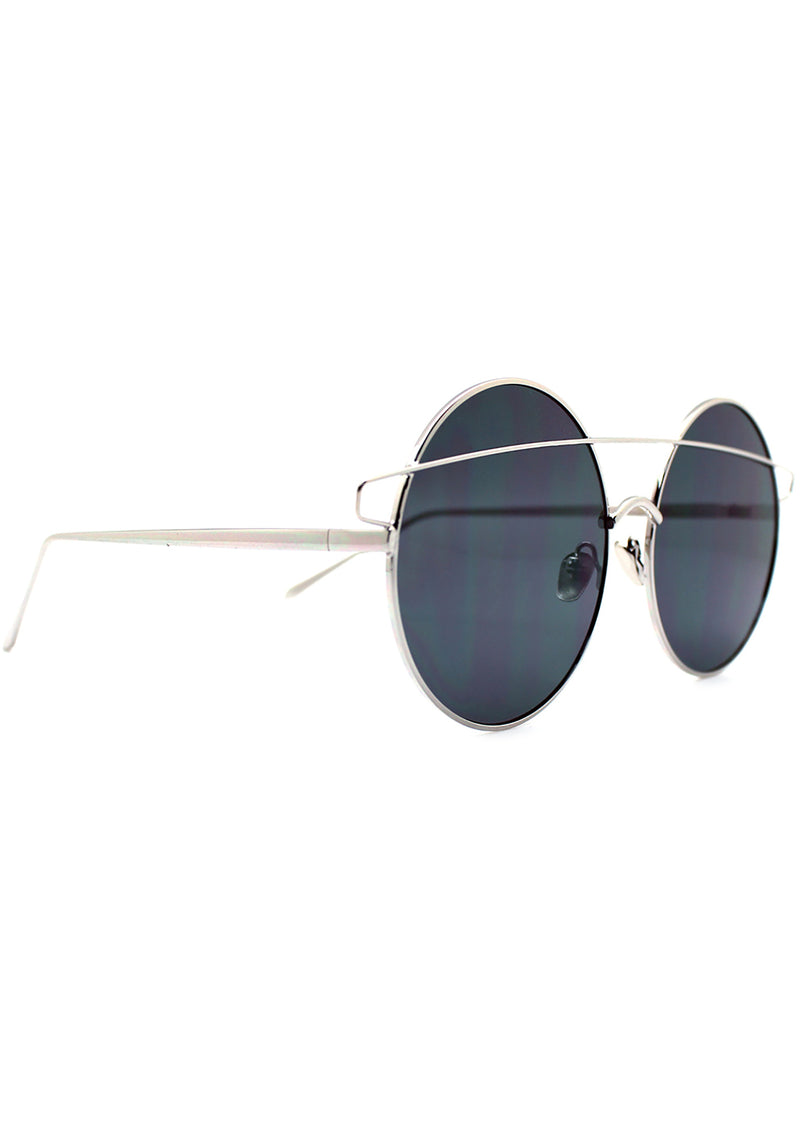 7 LUXE Galaxy Sunglasses Silver/Black