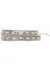 7 LUXE Stratus Beaded Double Wrap Bracelet